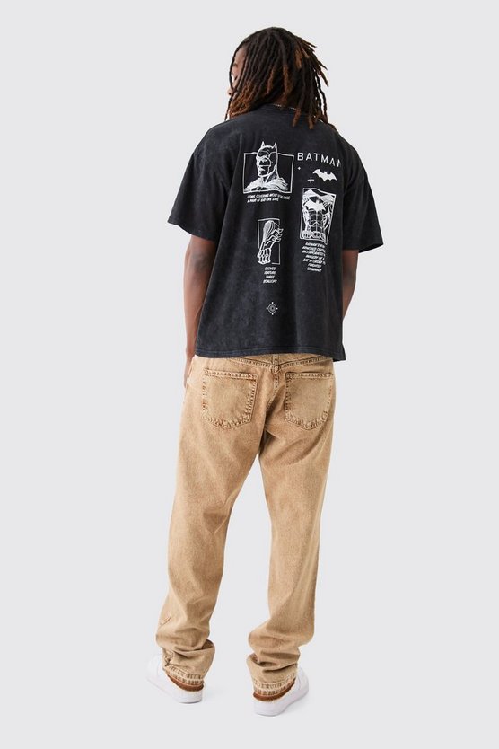Oversize T-Shirt mit lizenziertem Batman-Print