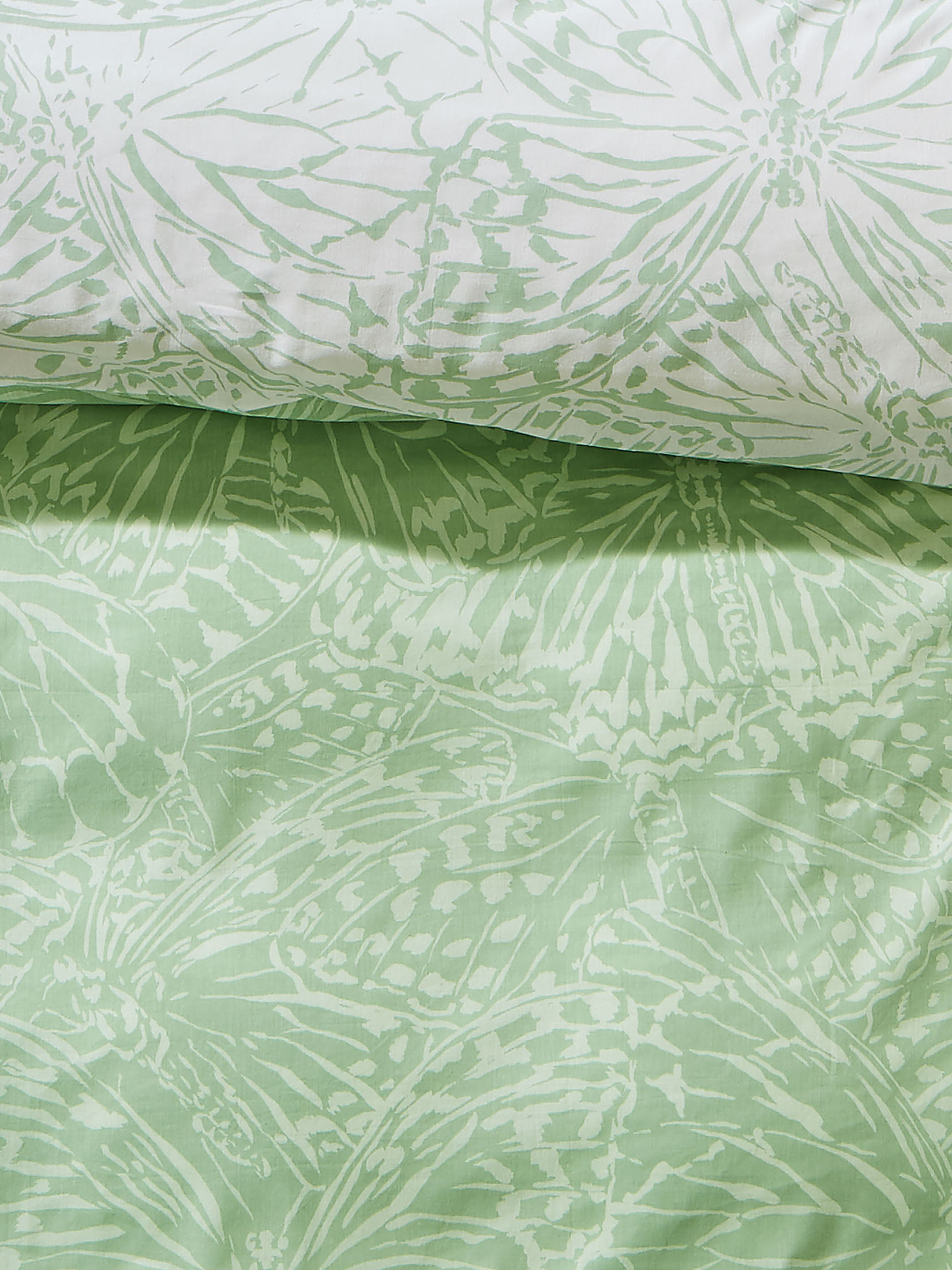 Elanora Satin-Bettwäsche, Grün