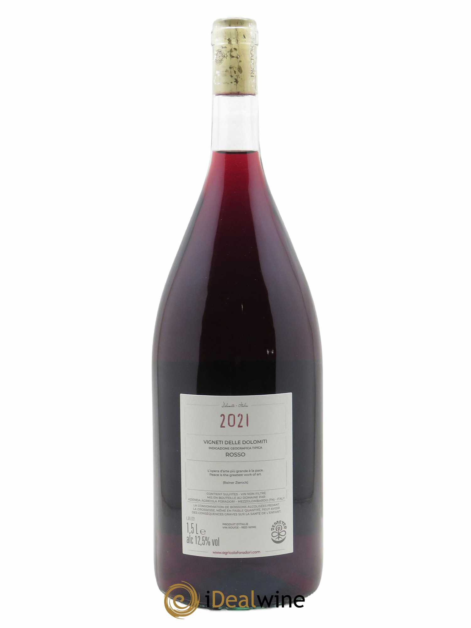 Vigneti delle Dolomiti IGT Lezèr Elisabetta Foradori  2021 - Lot de 1 Magnum
