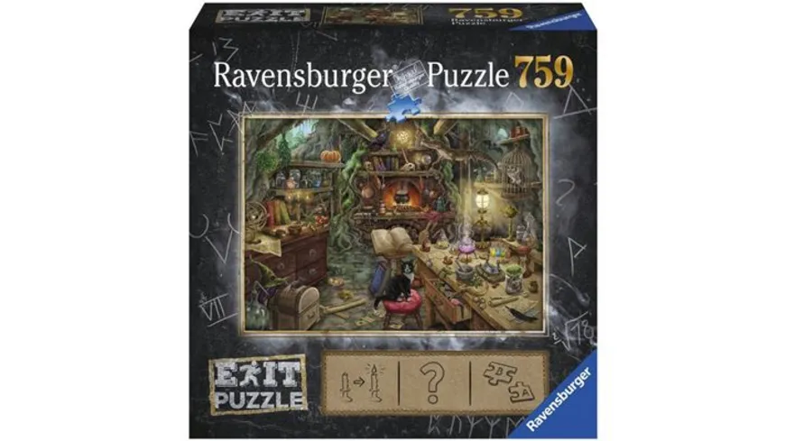 Ravensburger Puzzle - EXIT Hexenküche, 759 Teile