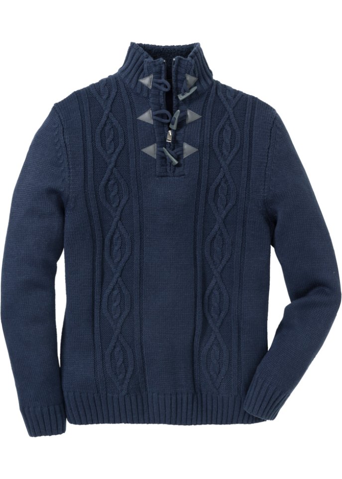 Pullover mit Zopfmuster