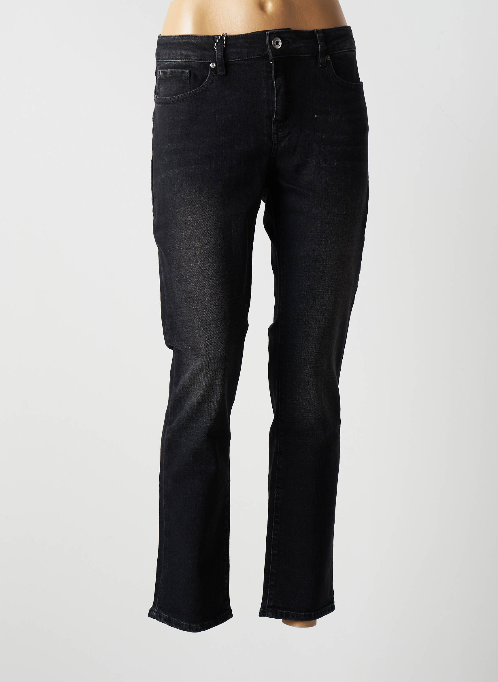 Esprit De La Mer Jeans Coupe Slim Femme couleur noir