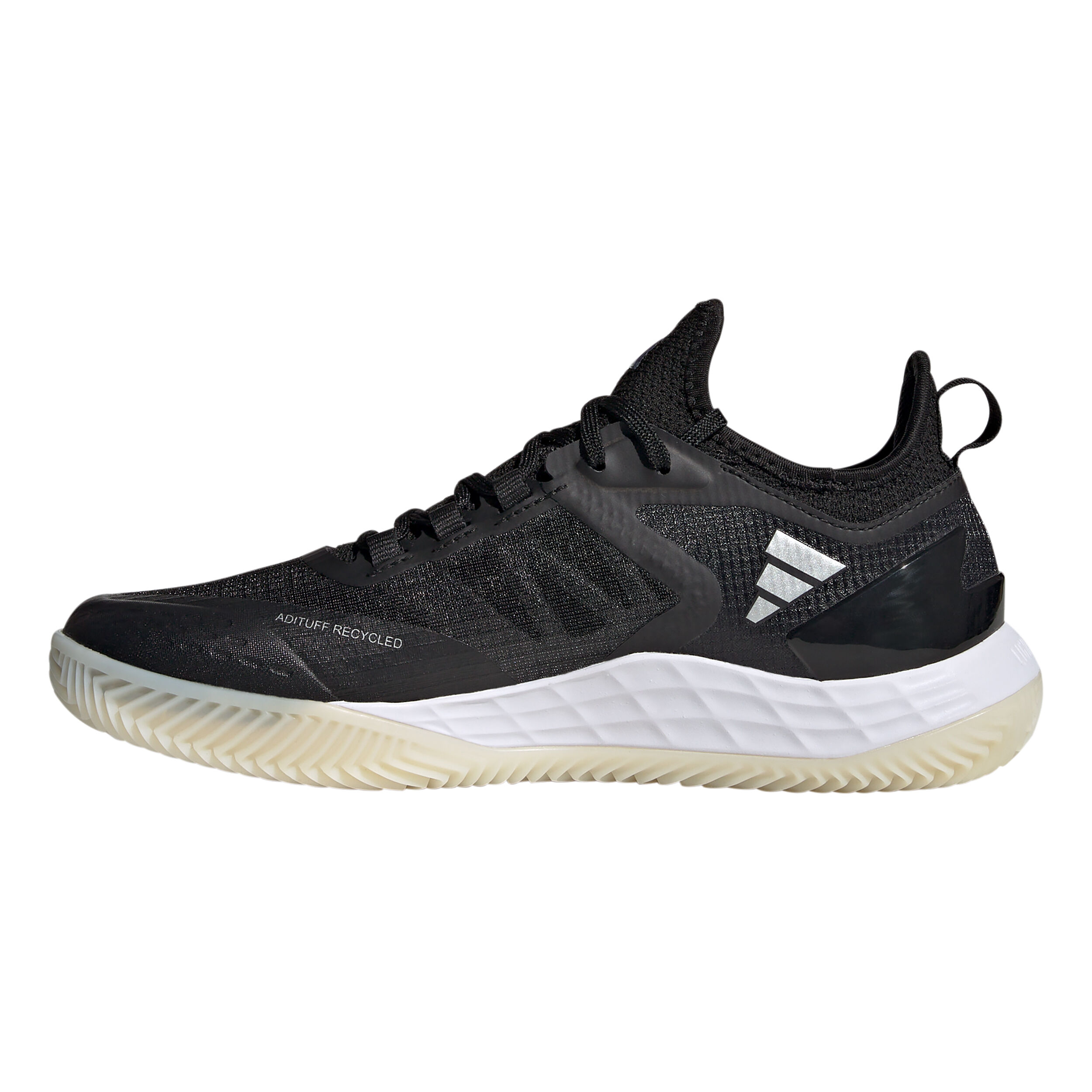 Adizero Ubersonic 4.1 Sandplatzschuh Damen - Schwarz, Silber