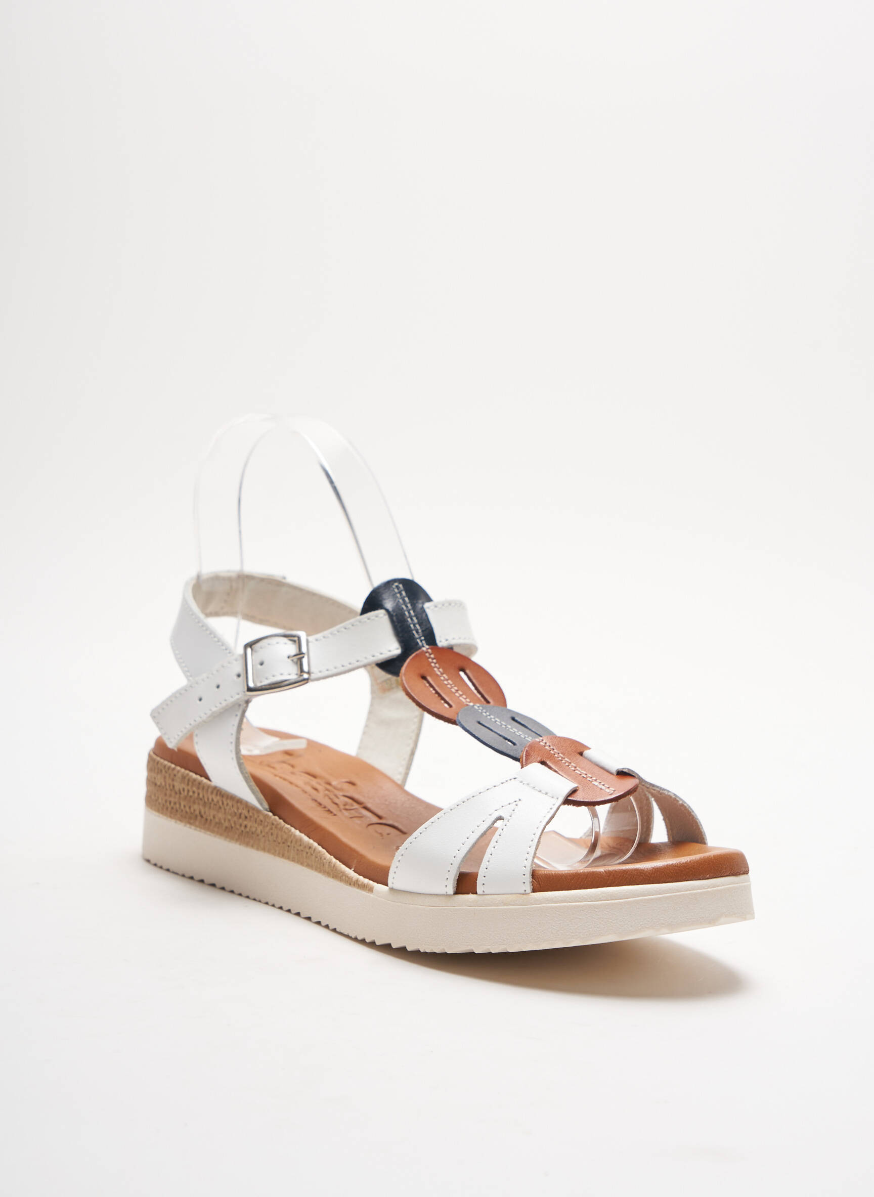 Jordana Sandales Nu Pieds Femme couleur blanc