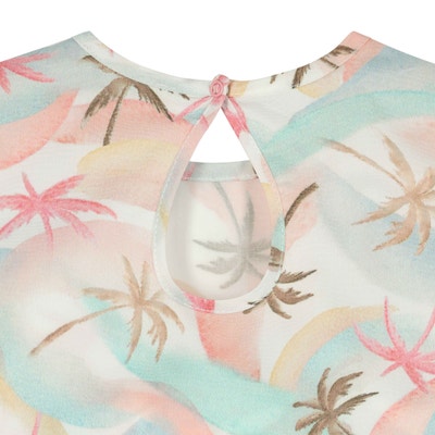 Bluse kurzarm, pink für Mädchen