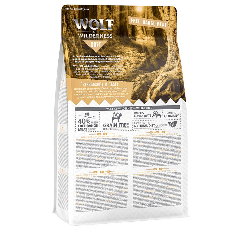 Wolf of Wilderness 'Soft - Gnarled Oaks' - Freiland-Huhn & Kaninchen