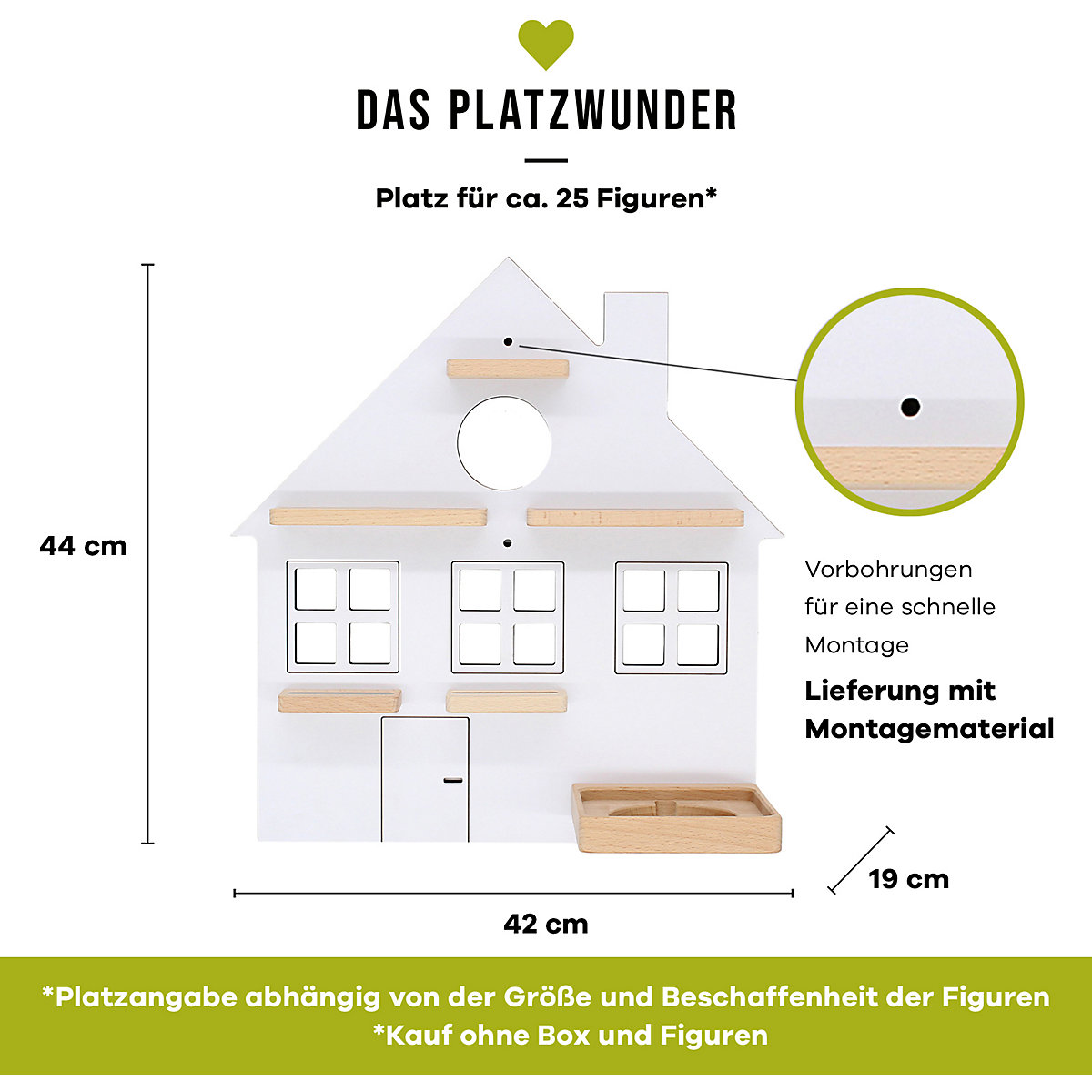 Haus small, weiß