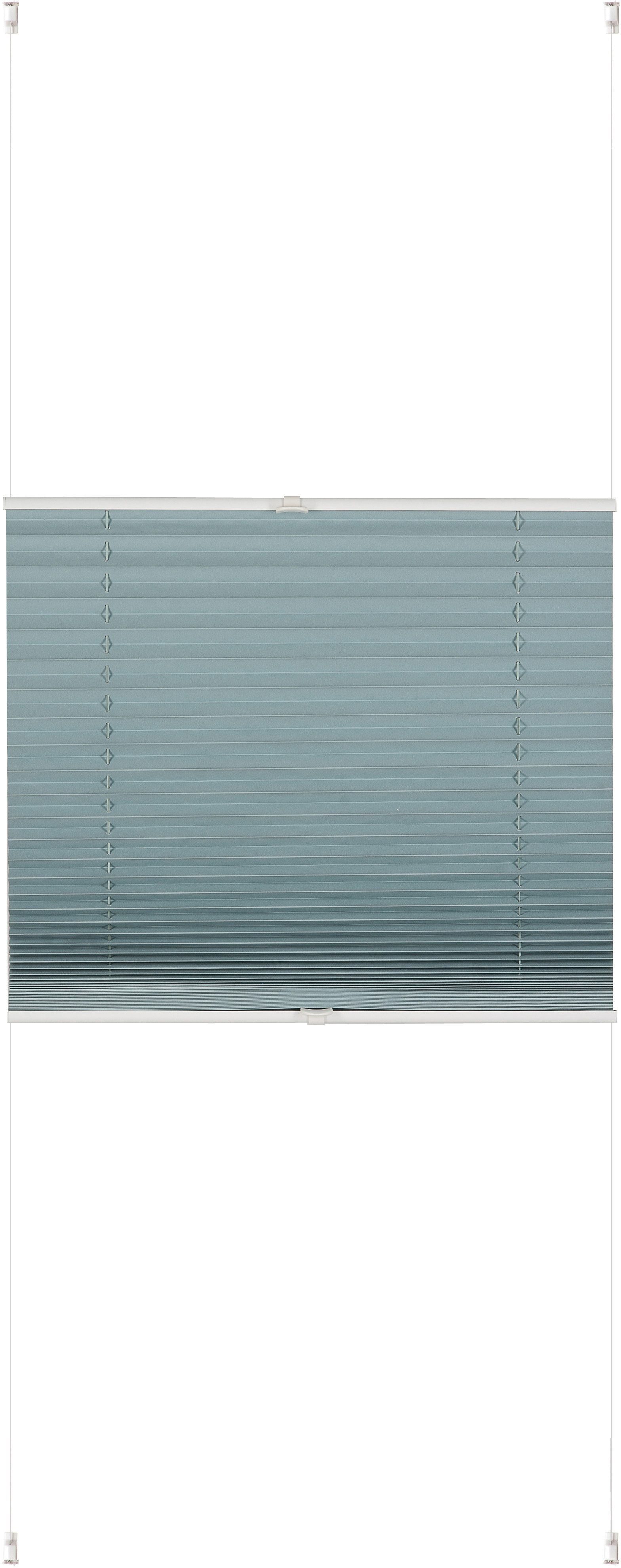 Plissee Klemmfix Pisa, K-HOME, verdunkelnd, ohne Bohren, verspannt, Klemmfix