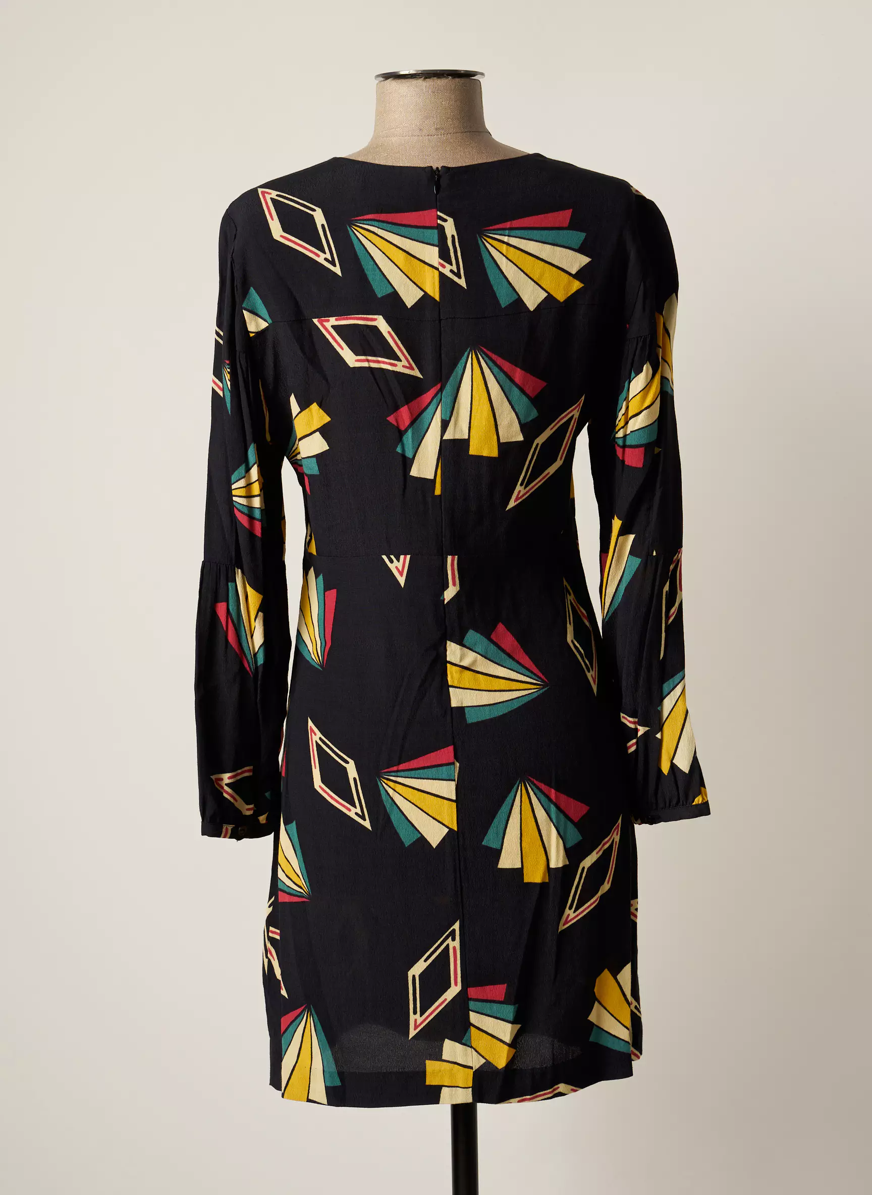 Ba Sh Robes Mi Longues Femme couleur noir