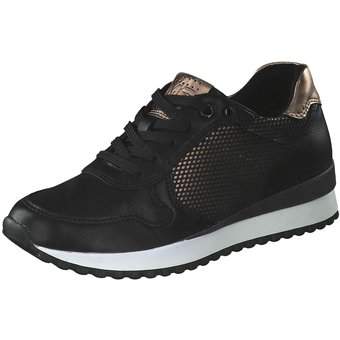 Marco Tozzi Schnürsneaker in schwarz