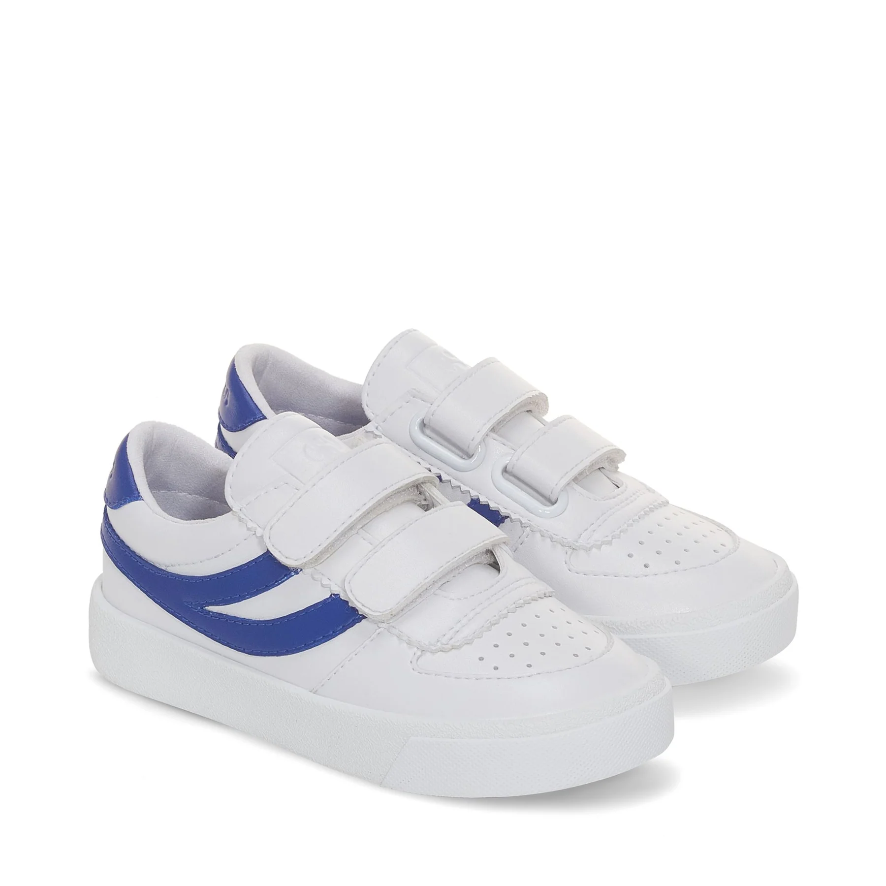 2846 KIDS SEATTLE STRAPS VEGAN MATERIAL-WHITE-BLUE ROYAL