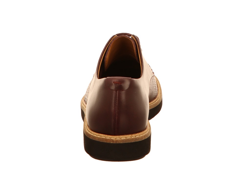 CLARKS Freizeit Schnürer rot Glick Darby