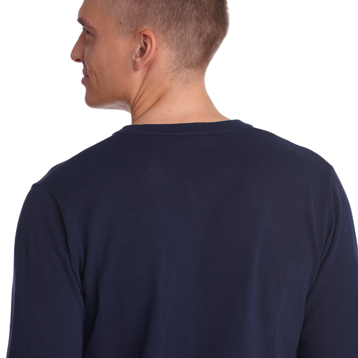 Herren Feinstrickpullover mit V-Ausschnitt