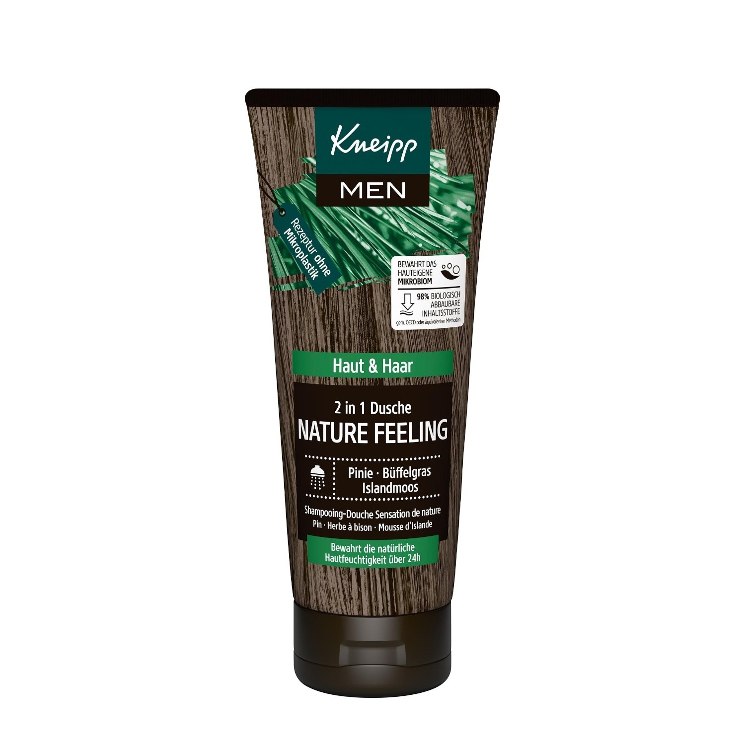 Men 2 in 1 Dusche Nature Feeling. Pinie. Büffelgras & Islandmoos