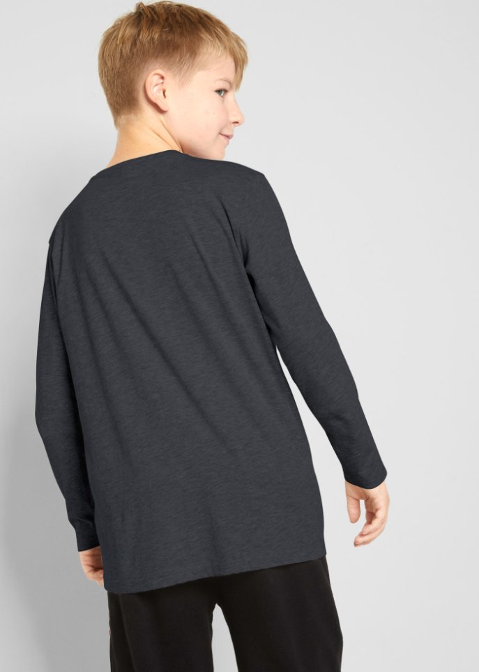 Jungen Langarmshirt aus nachhaltiger Baumwolle (2er-Pack)