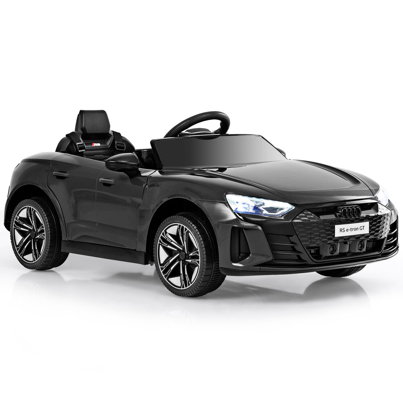 COSTWAY Elektro-Kinderauto 12V Audi Elektroauto, 3-5 km/h
