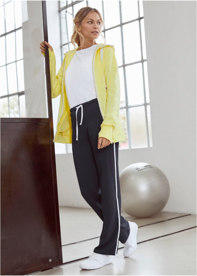 Shirthose aus Stretchmaterial, gerade geschnitten