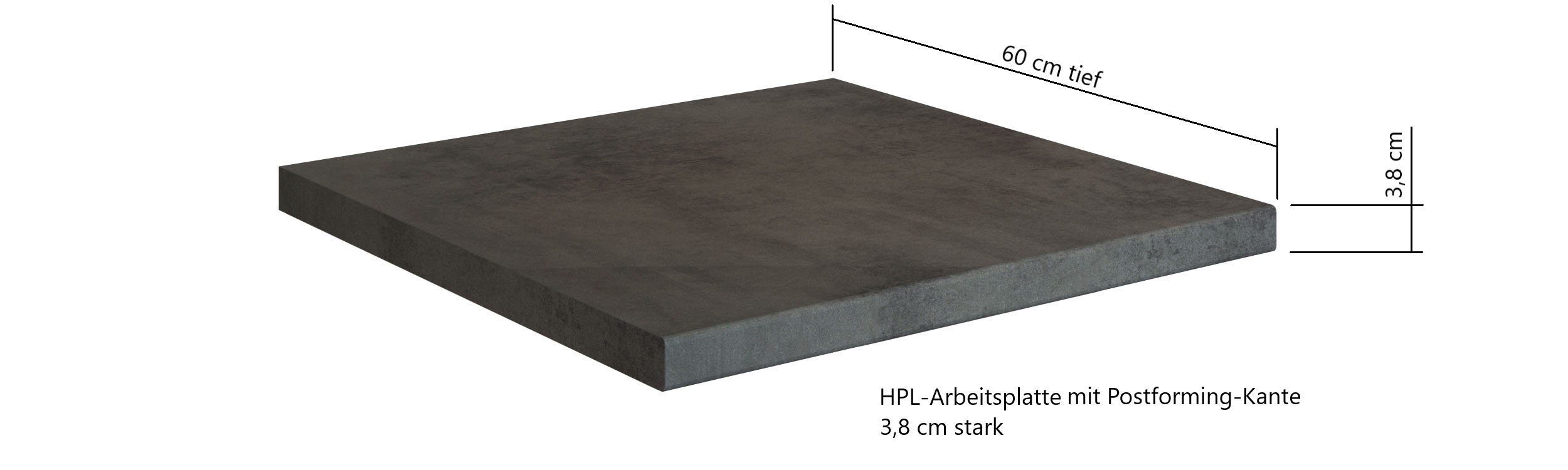 HELD MÖBEL Küchenzeile Lani, mit MDF-Fronten, Breite 240 cm, wahlweise mit E-Geräten, Höhen-Ausgleichsfüße 0-4 cm