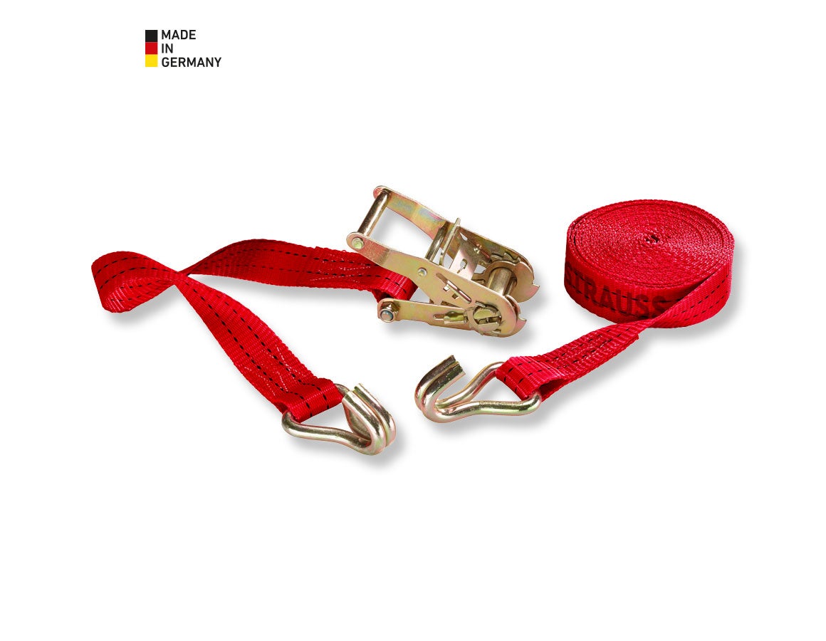 Spanngurte 2-teilig mit Ratsche und Haken