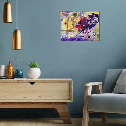 CreArt ART Collection: Gelb, Rot, Blau (Kandinsky) - Malen nach Zahlen für Erwachsene