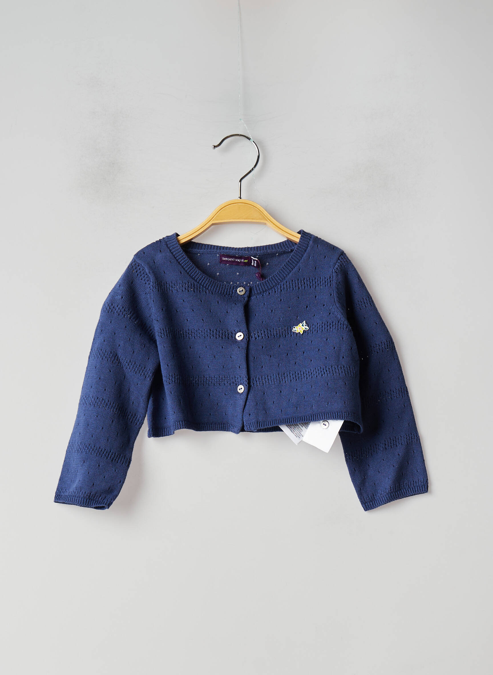Sergent Major Boleros Fille couleur bleu