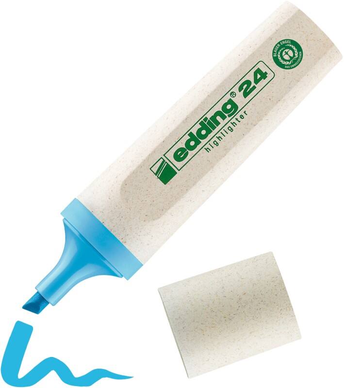 edding E-24 E-24 Textmarker Blau Keilspitze 2 - 5 mm