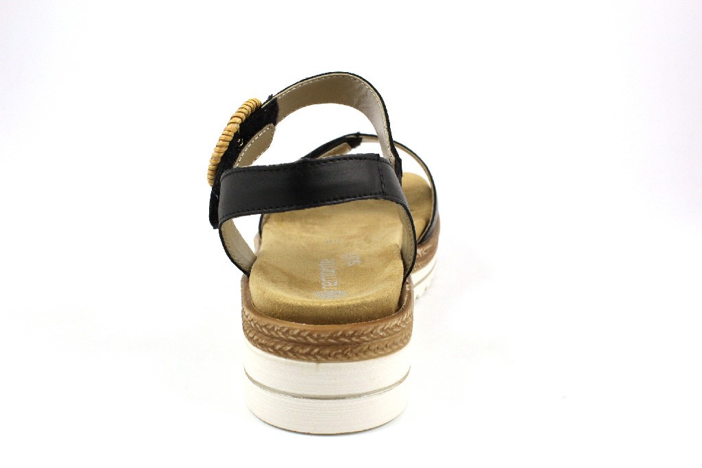 REMONTE Klassische Sandalen schwarz Odeon