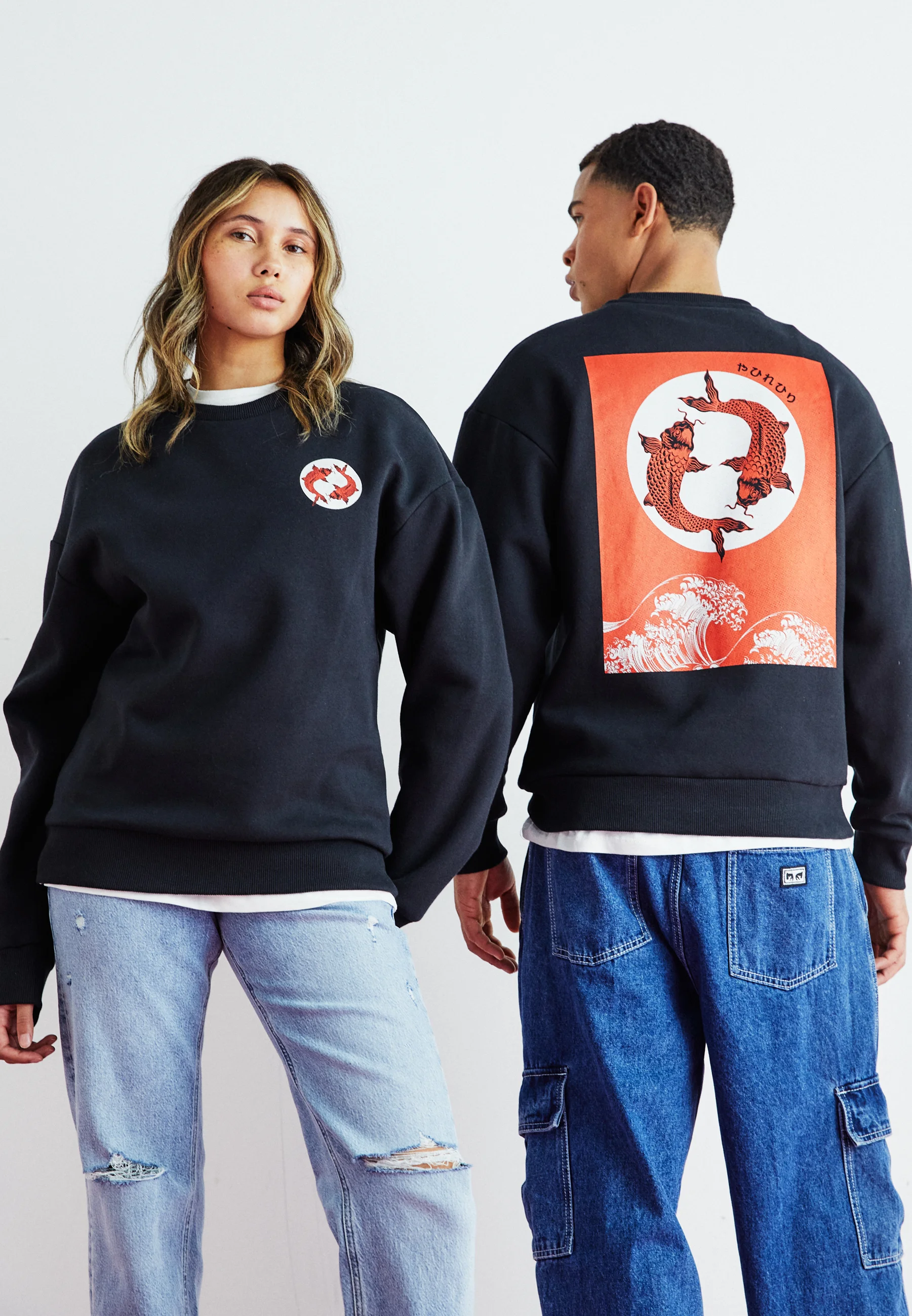 Sudadera Jack & Jones JORAQUARIUM CREW UNISEX