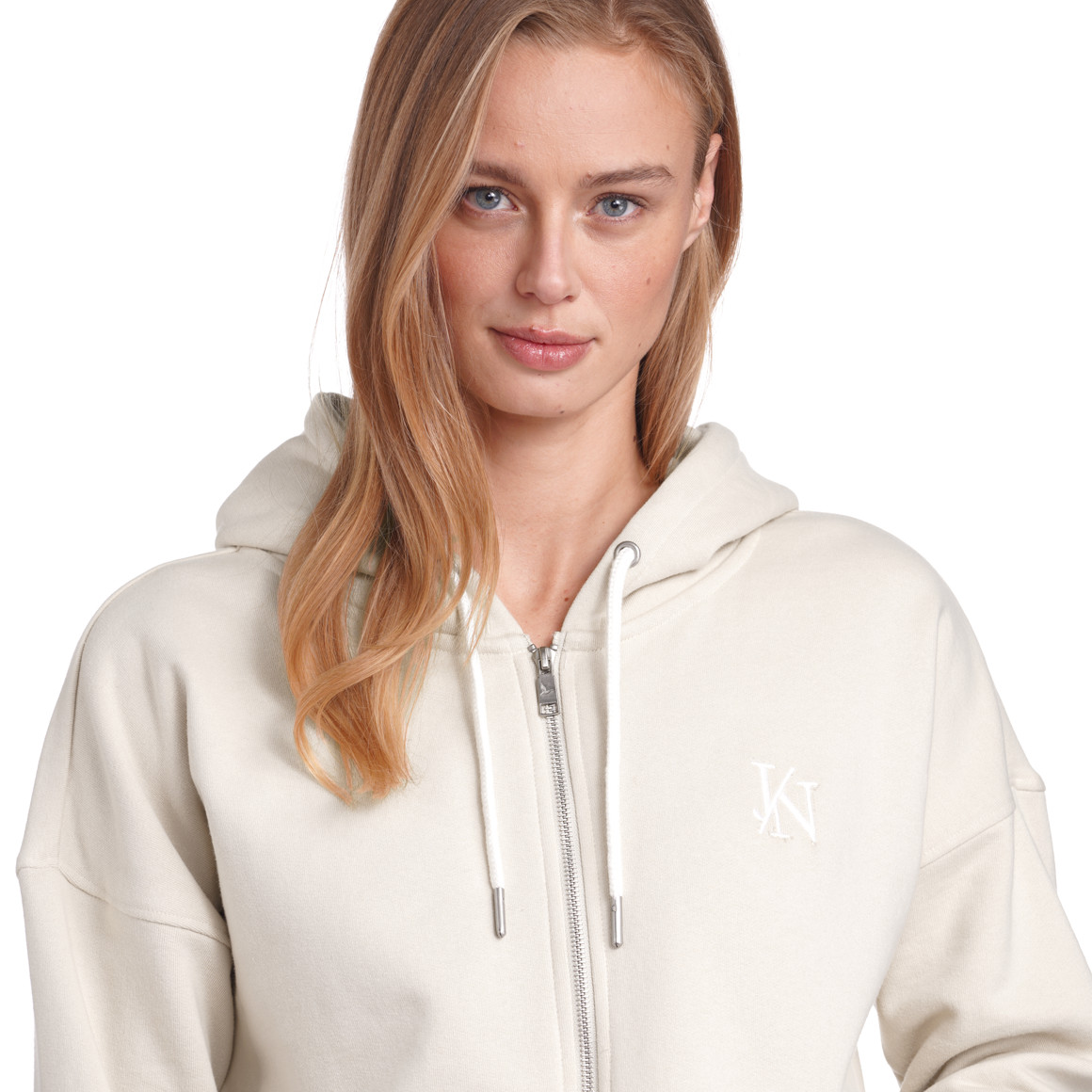 Damen Sweatjacke mit Einschubtaschen