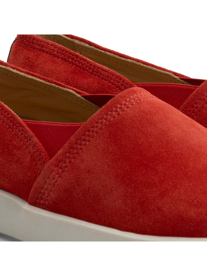 TRAVELIN' Tours Suede in rot günstig kaufen
