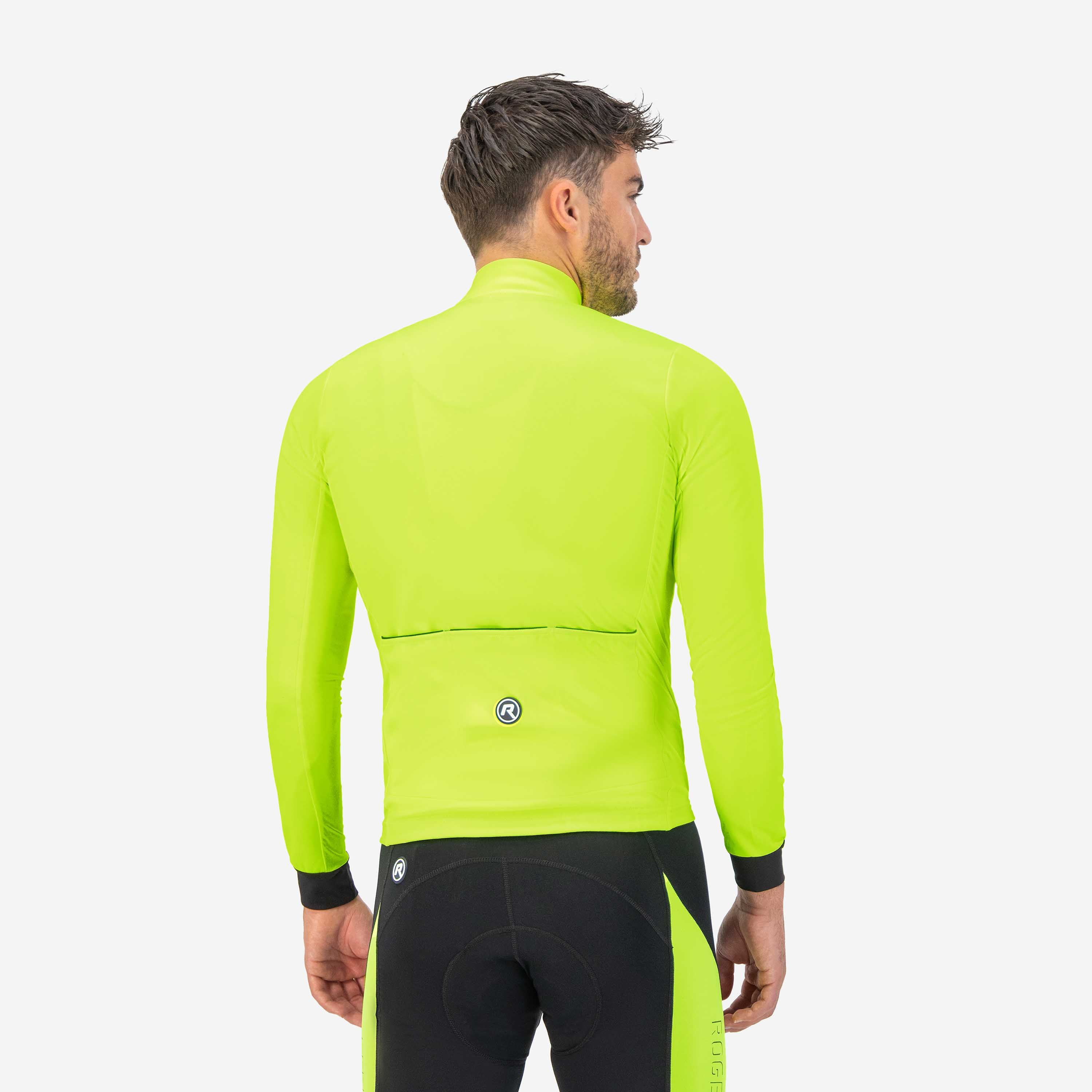 Rogelli Core Fluor Yellow Herren Langarm-Radtrikot
