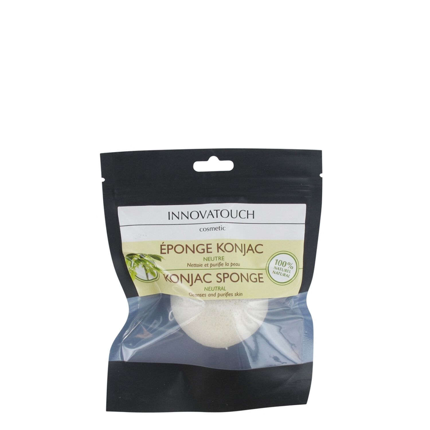 Innovatouch Éponge Konjac Neutre Nettoie et Purifie