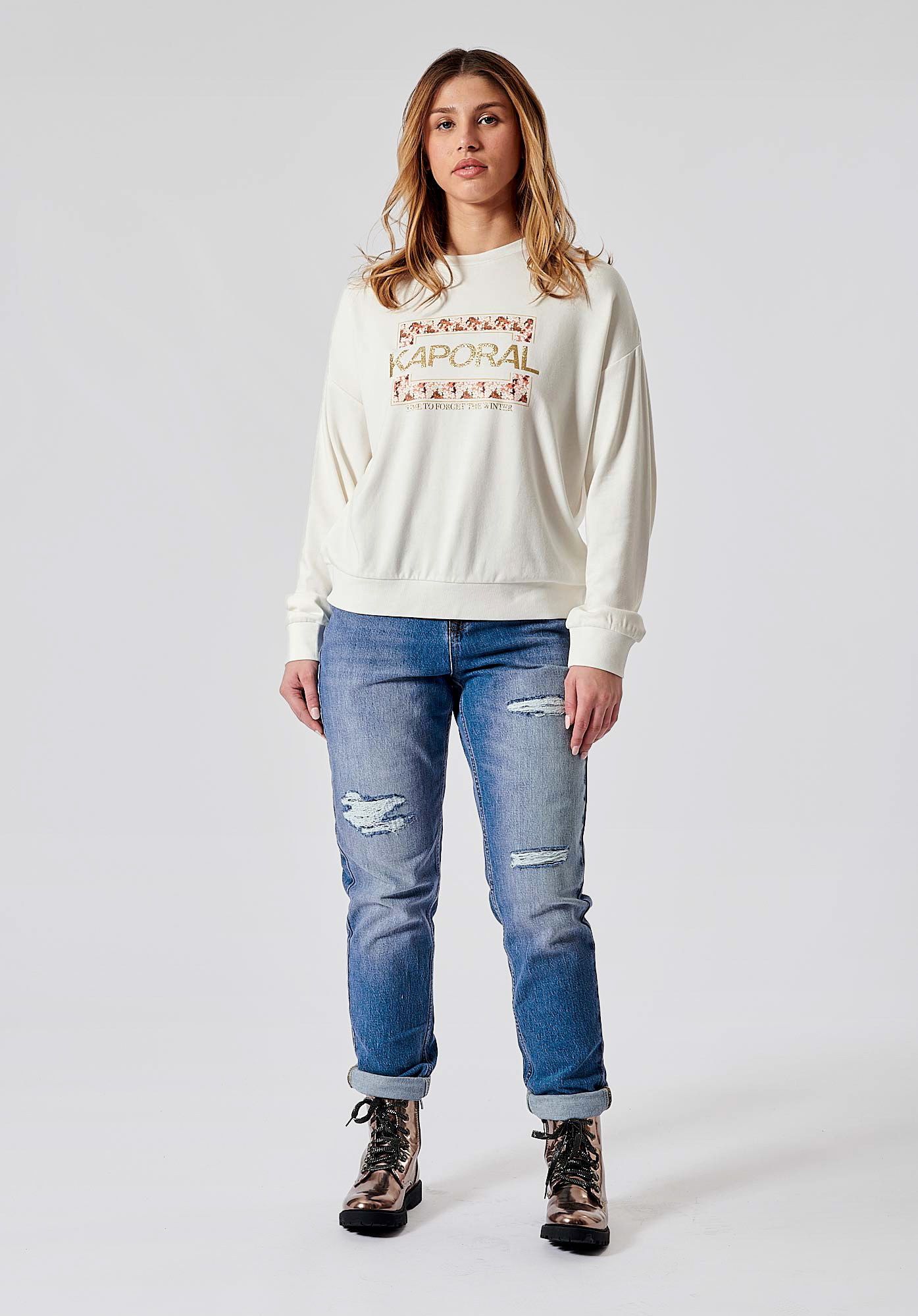 FRONA  Sweat blanc femme