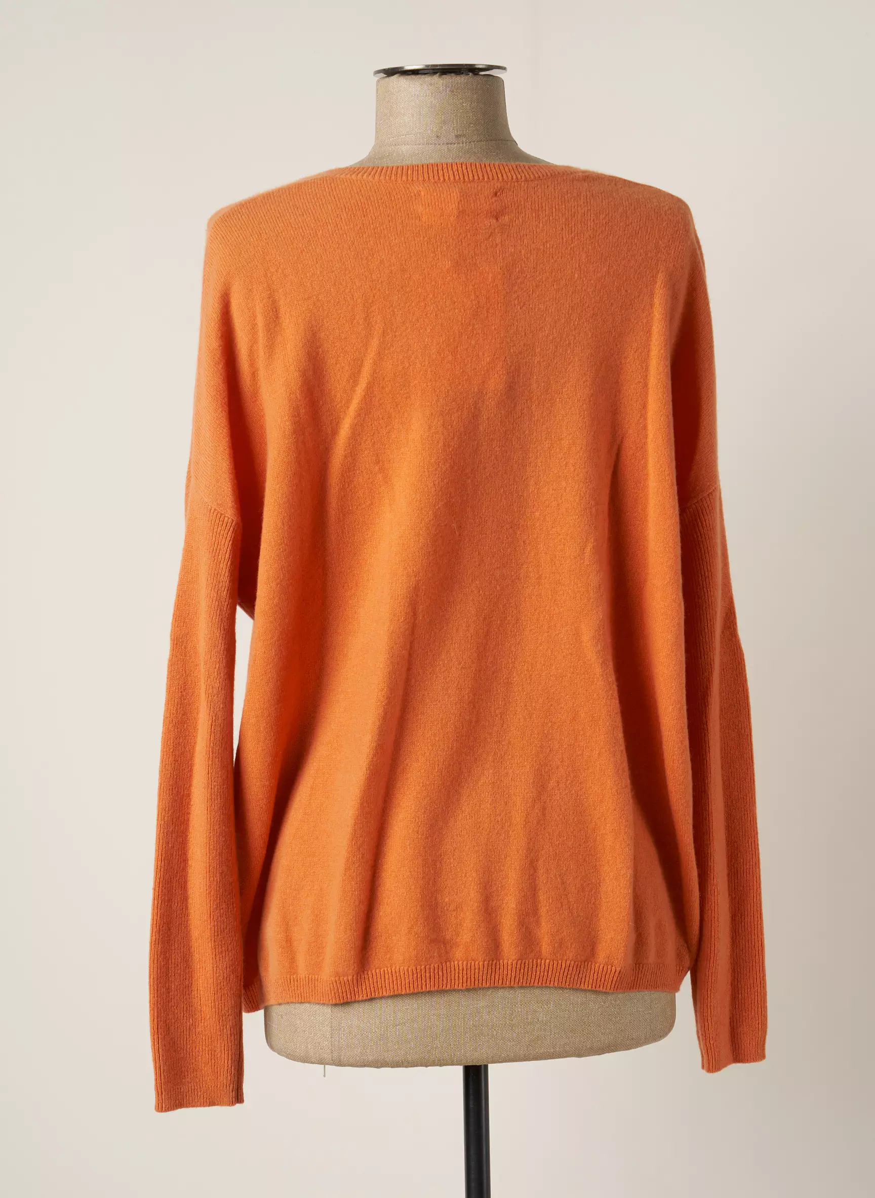 Les Tricots De Lea Pulls Femme couleur orange