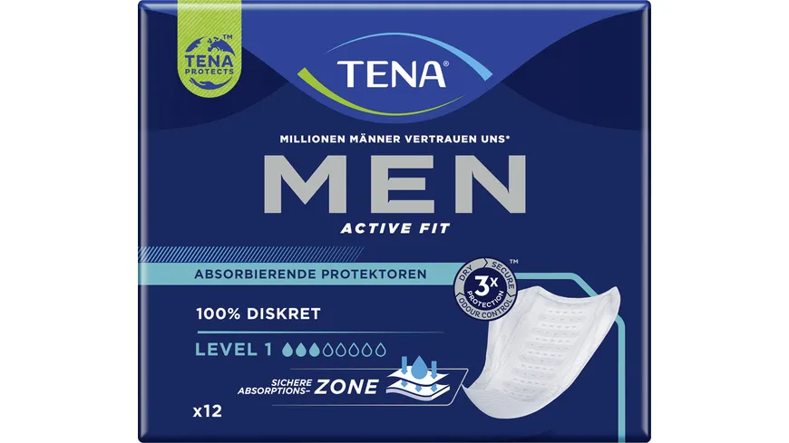 TENA MEN Active Fit Level 1 Inkontinenzeinlagen