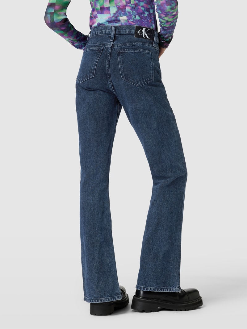 Bootcut Jeans mit Gehschlitzen Modell 'AUTHENTIC' in jeans