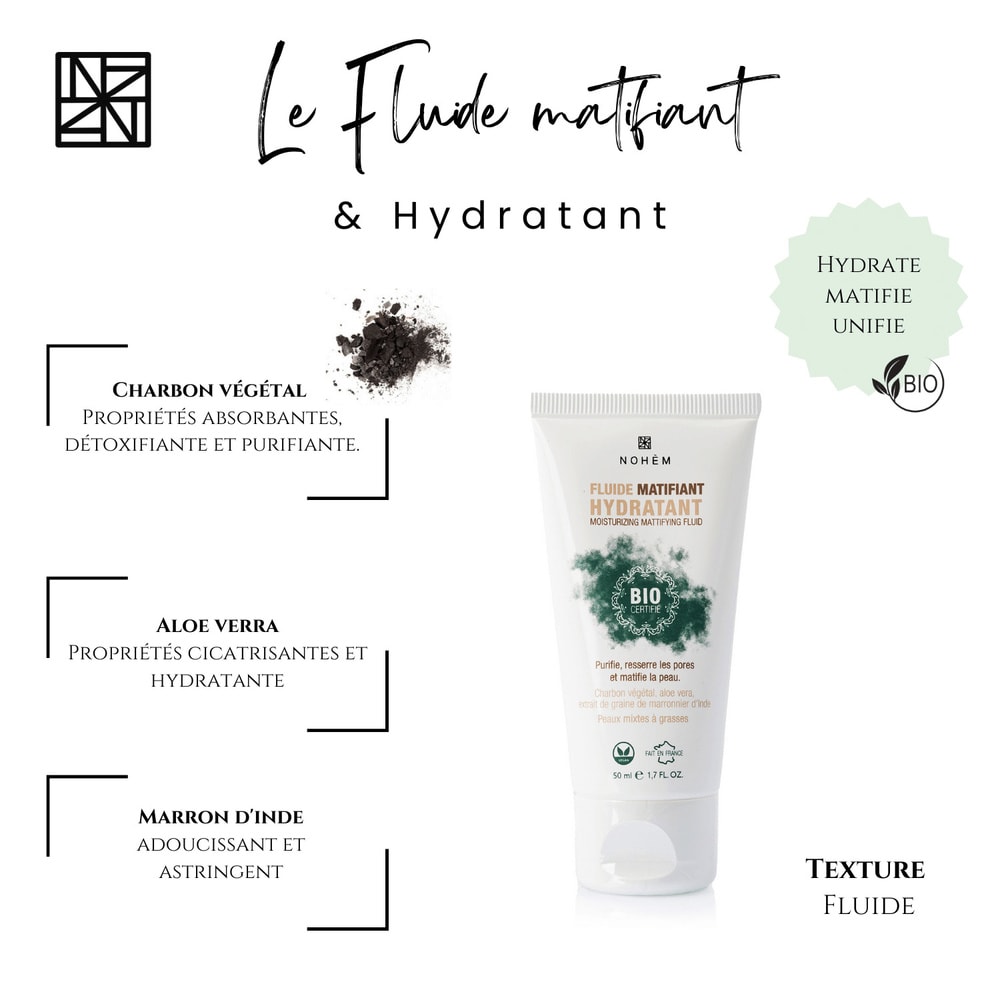 nohèm Fluide matifiant fluide matifiant visage
