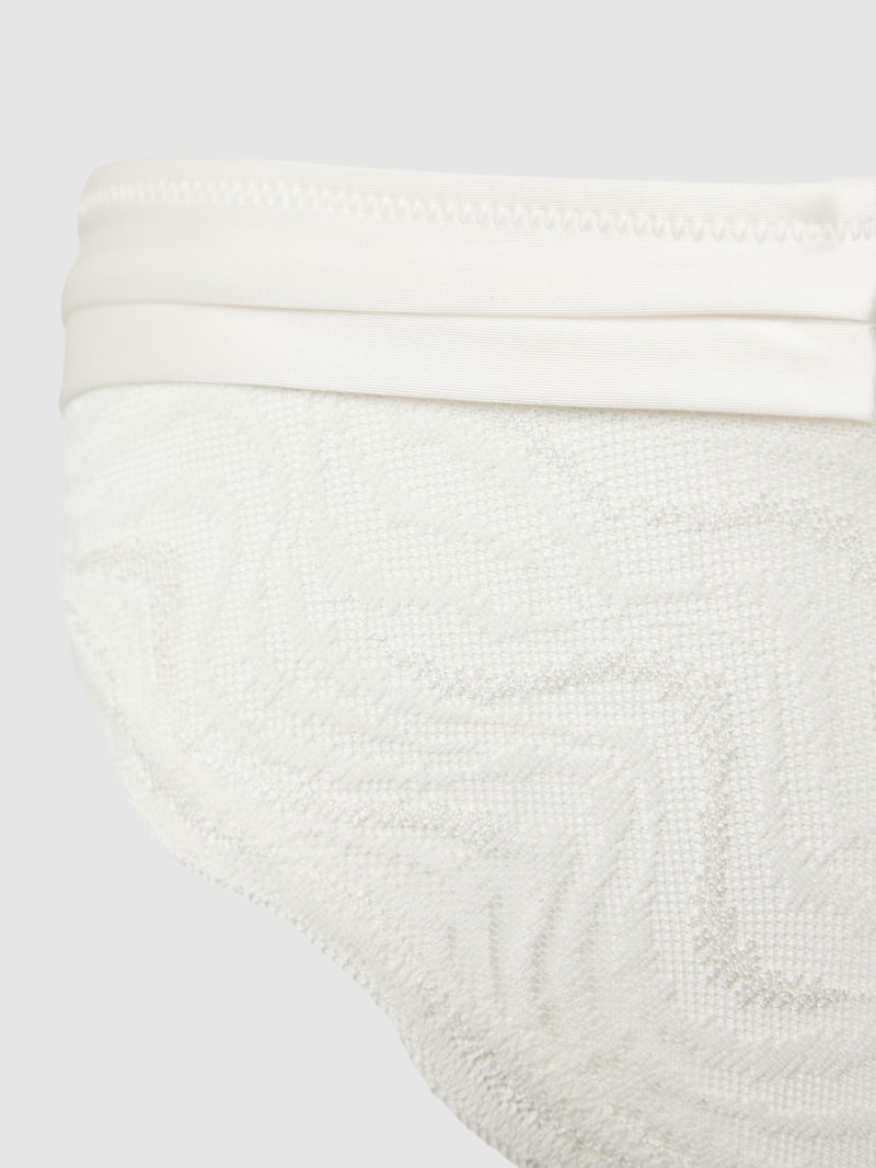Slip mit Strukturmuster Modell 'brazilian' in offwhite