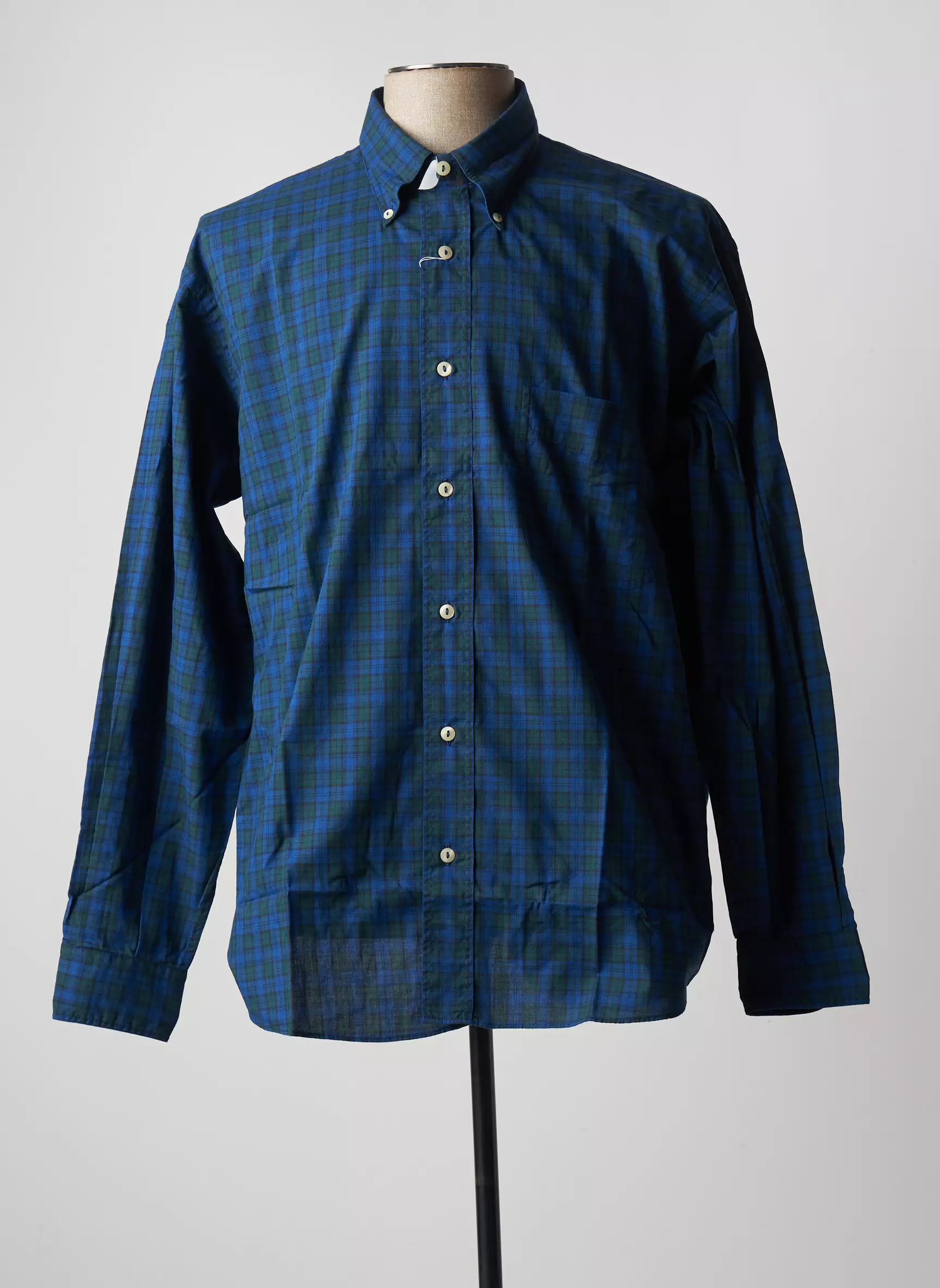Flag Manches Longues Homme couleur bleu