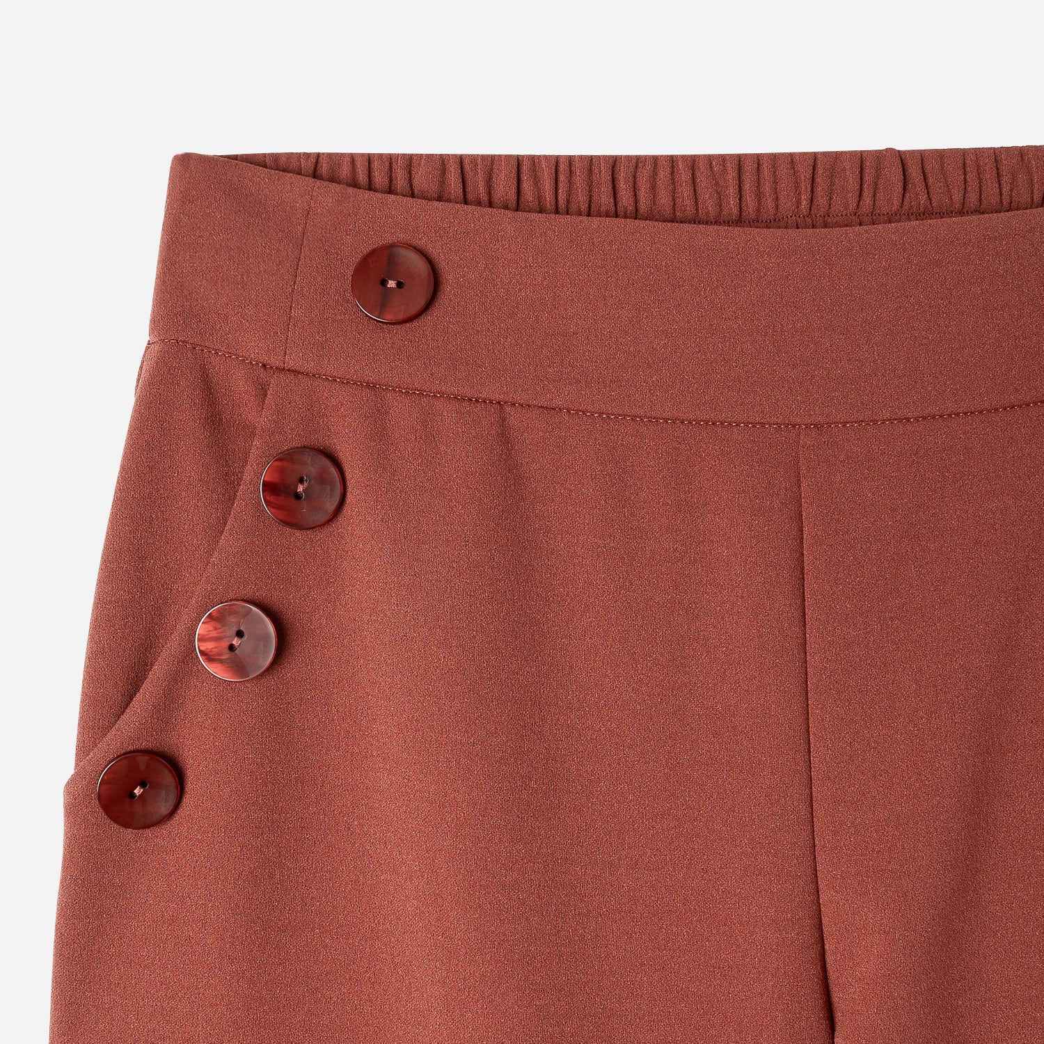 Pantalon large TEXTO brique