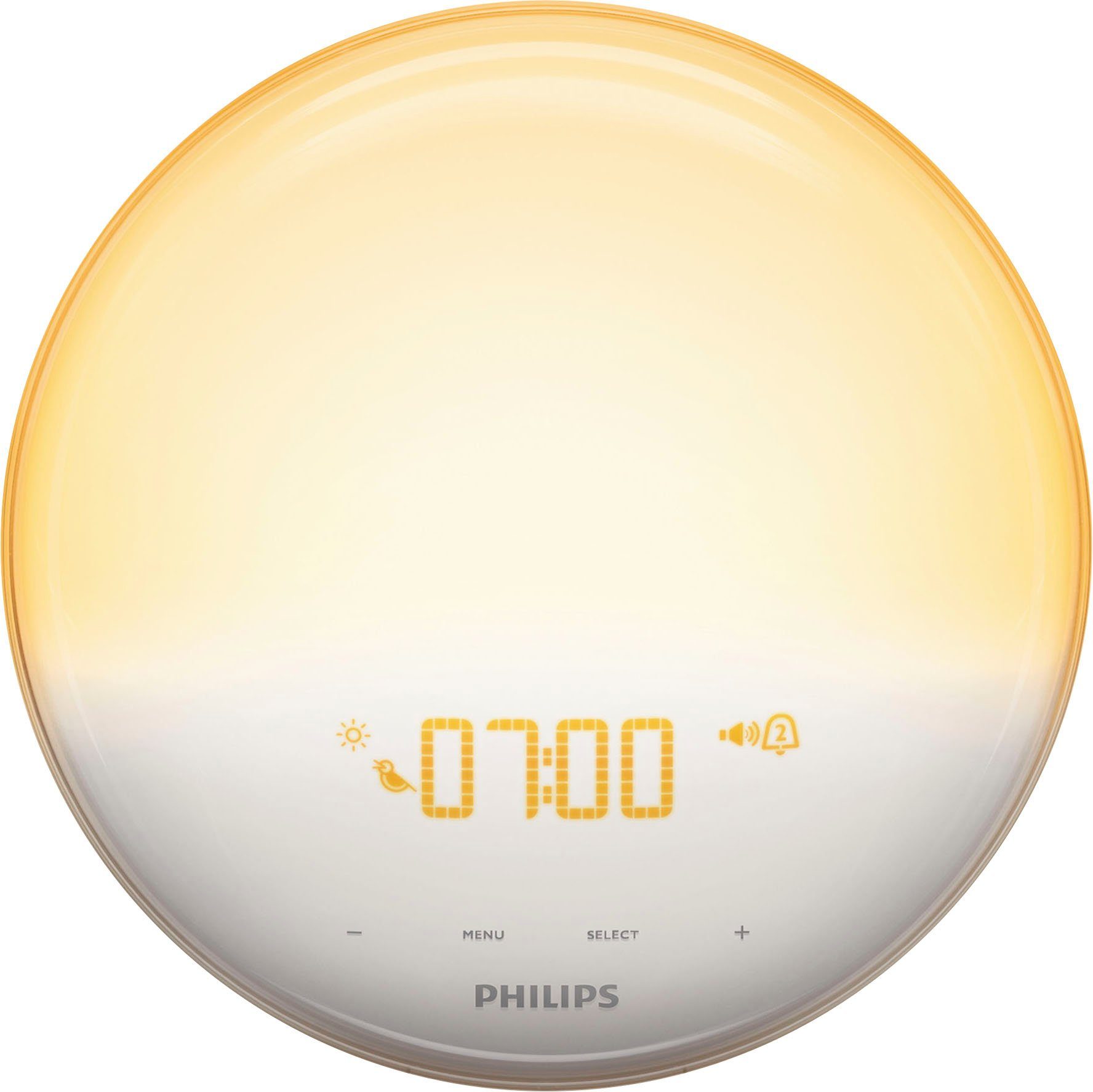 Philips Tageslichtwecker SmartSleep HF3521/01 mit 6 natürlichen Wecktönen, UKW Radio und 20 Lichteinstellungen