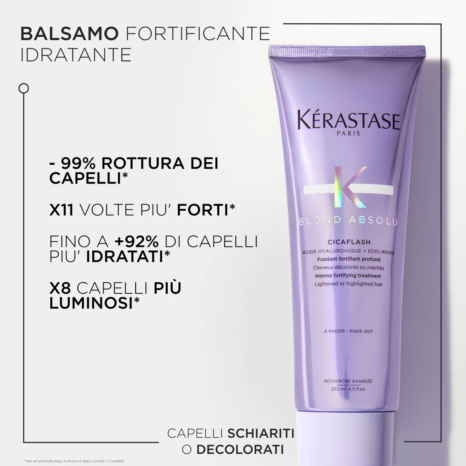 Blond Absolu Cicaflash - Hair Repair Conditioner, Hair Color Protection Conditioner, Hair Illuminating Conditioner