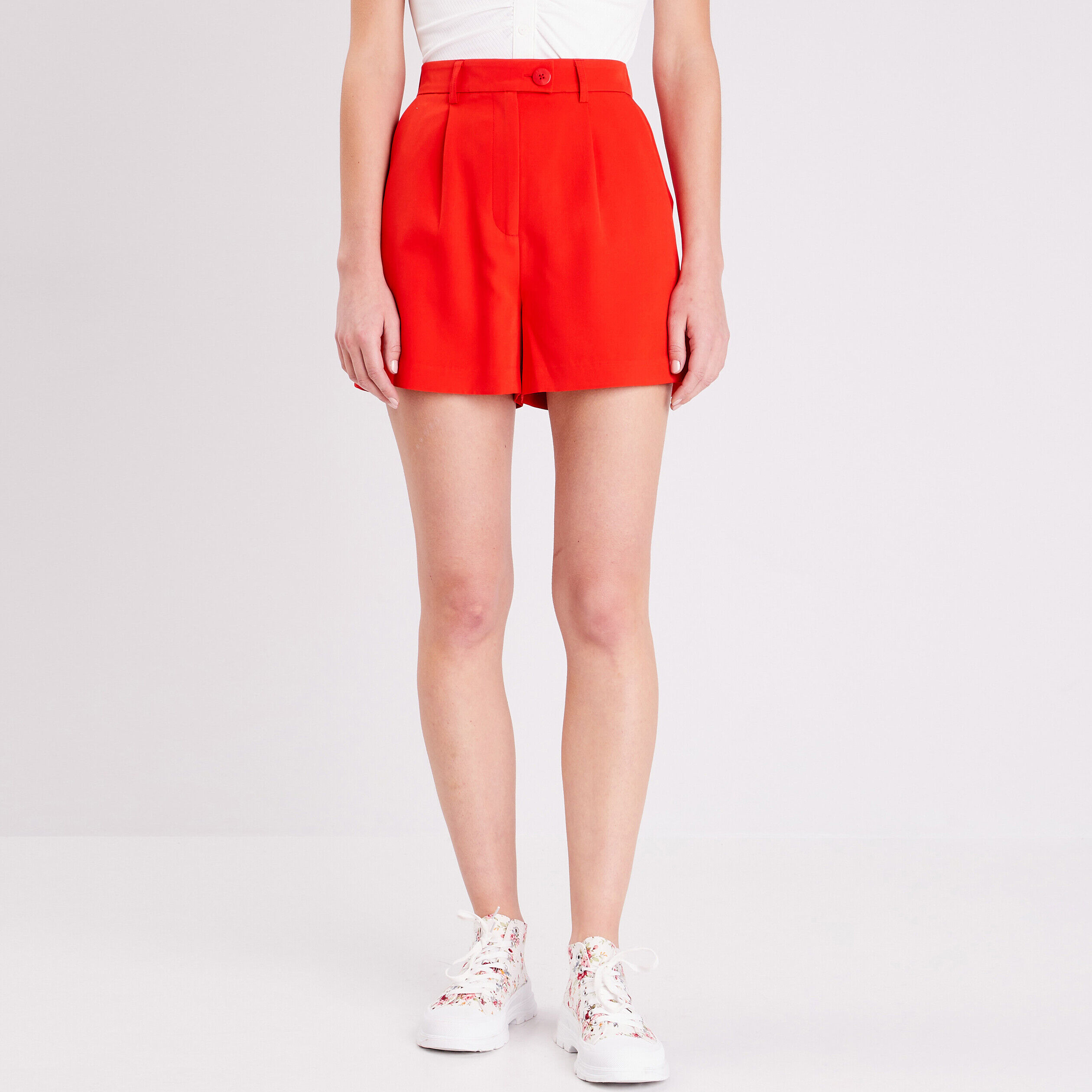 Short droit rouge femme | Cache Cache