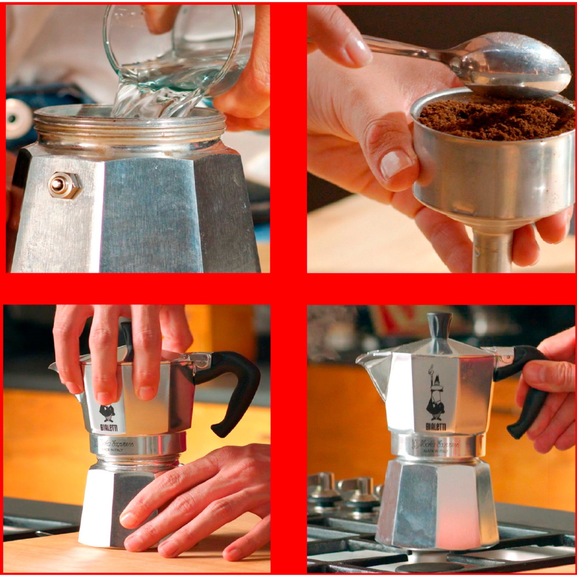 BIALETTI Kaffeebereiter Bialetti Moka Express, Espressomaschine, (9