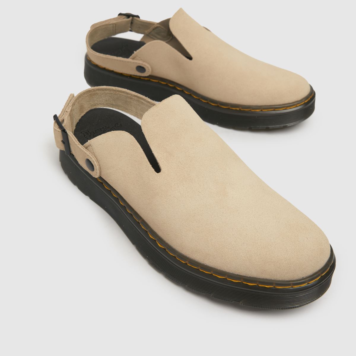 Dr Martens – Carlson – Beige mulesandaler