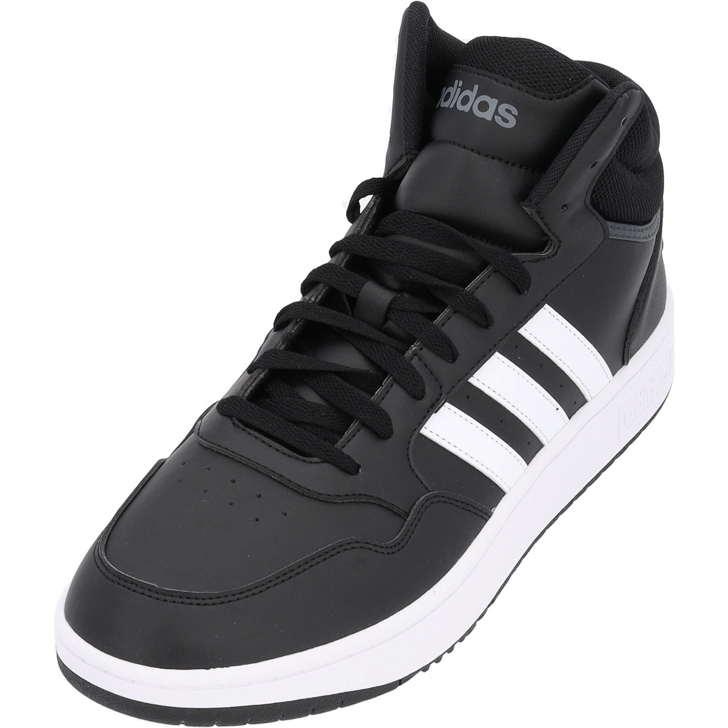 Adidas Hoops 3.0 MID M, Sneakers High, Herren, core black/ftwr white/grey six