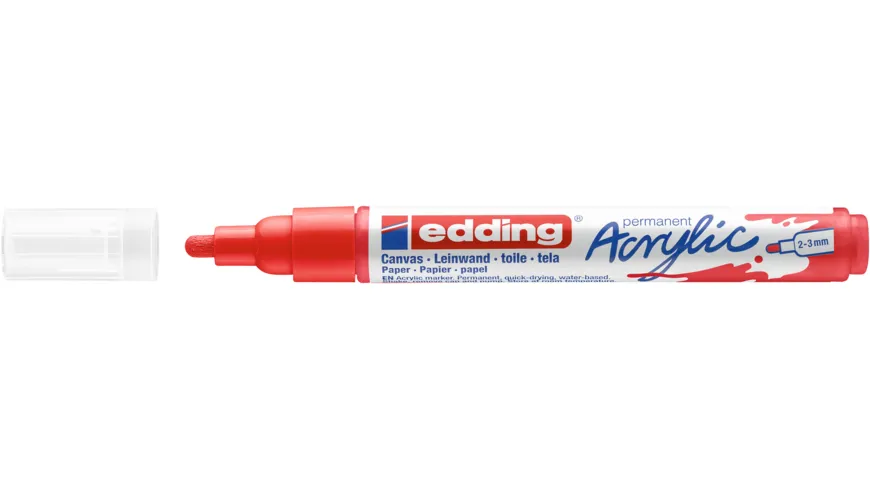edding Acrylmarker 5100 medium verkehrsrot verkehrsrot