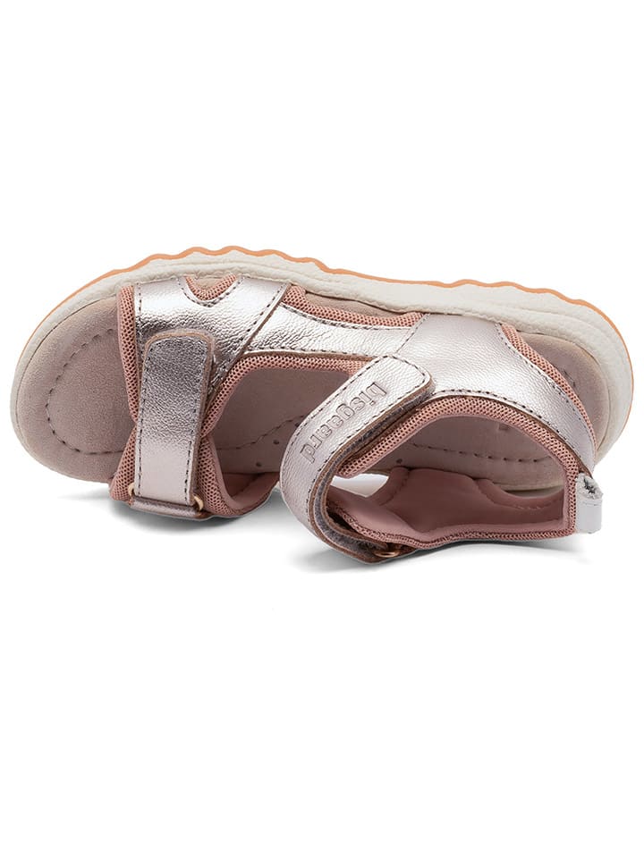 bisgaard Sandalen in Silber/ Rosa günstig kaufen