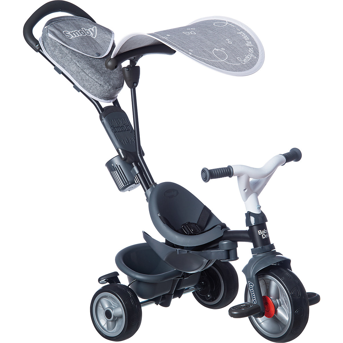 Smoby Dreirad Baby Driver Komfort Grau