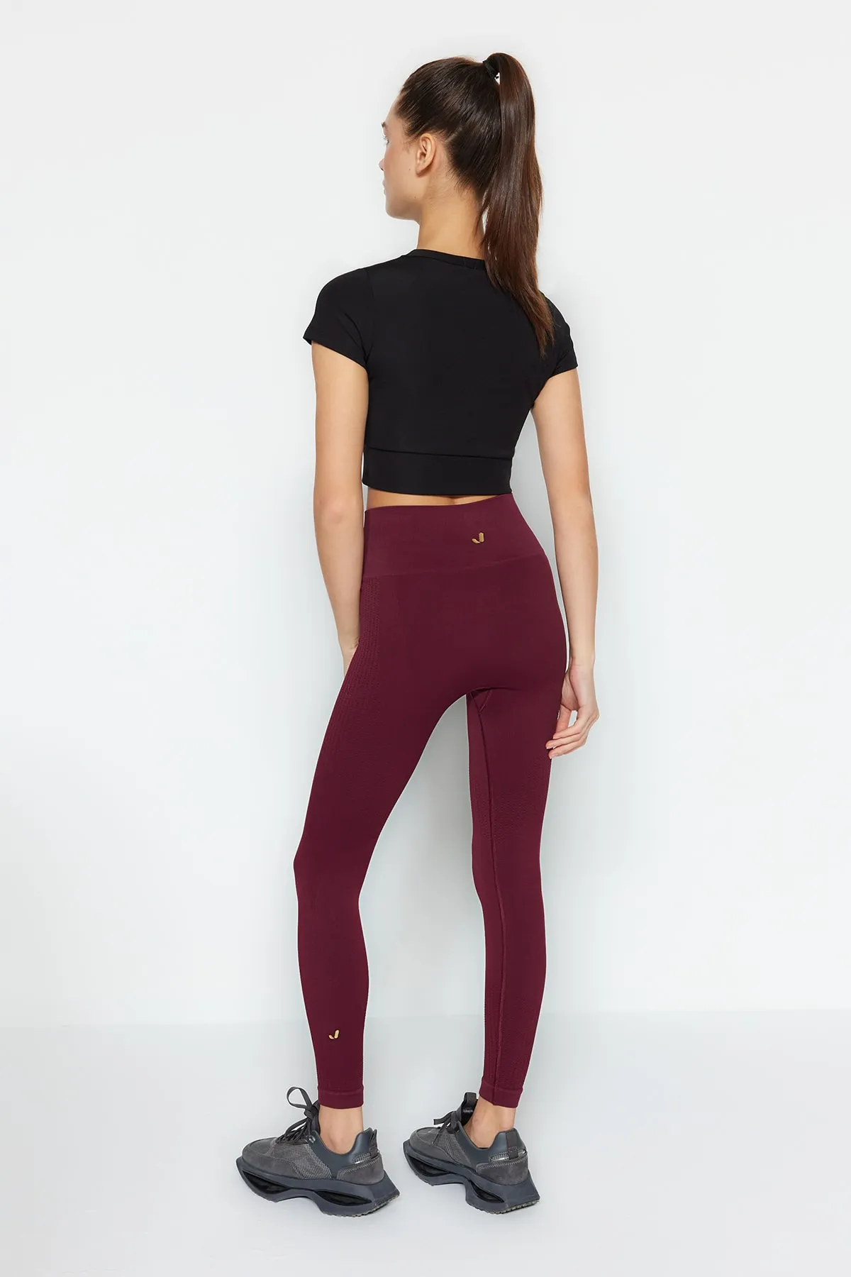 Jerf  Sport-Leggings - Bordeaux - Mittlerer Bund
